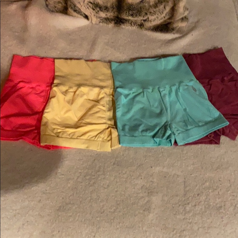 🌺free people good karma biker/ running short - Picture 3 of 17